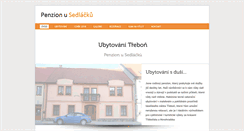Desktop Screenshot of penzionusedlacku.cz